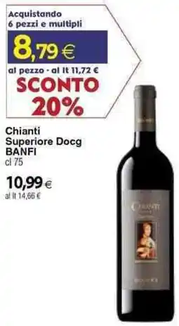 Docks Cash&Carry Chianti Superiore Docg BANFI offerta