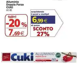 Docks Cash&Carry Alluminio Doppia Forza CUKI offerta