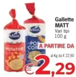 Despar Gallette MATT offerta