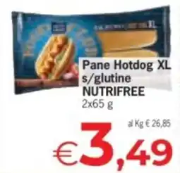 Despar Pane Hotdog XL s/glutine NUTRIFREE offerta