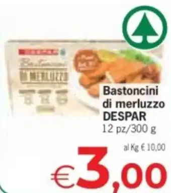 Despar Bastoncini di merluzzo DESPAR offerta