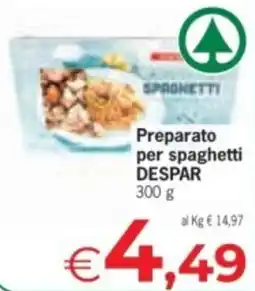 Despar Preparato per spaghetti DESPAR offerta