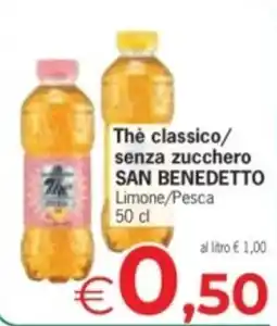 Despar The classico/ senza zucchero SAN BENEDETTO offerta