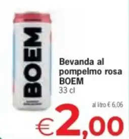 Despar Bevanda al pompelmo rosa BOEM offerta
