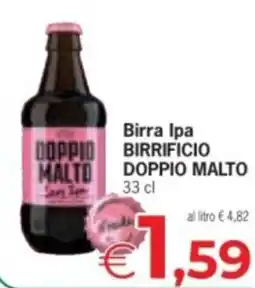 Despar Birra Ipa BIRRIFICIO DOPPIO MALTO offerta