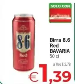Despar Birra 8.6 Red BAVARIA offerta