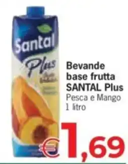 Despar Bevande base frutta SANTAL Plus offerta