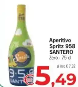 Despar Aperitivo Spritz 958 SANTERO offerta