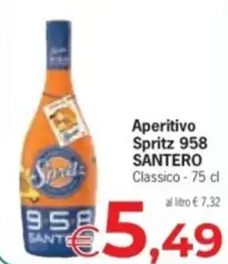 Despar Aperitivo Spritz 958 SANTERO offerta