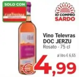 Despar Vino Televras DOC JERZU offerta