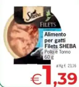 Despar Alimento per gatti Filets SHEBA offerta