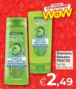 Despar Shampoo/ Balsamo FRUCTIS offerta