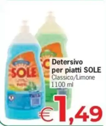 Despar Detersivo per piatti SOLE offerta