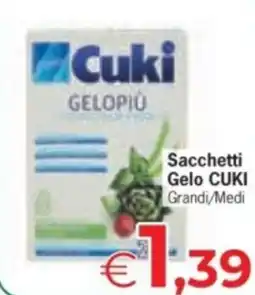 Despar Sacchetti Gelo CUKI offerta