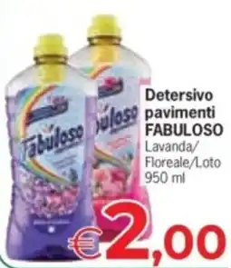 Despar Detersivo pavimenti FABULOSO offerta