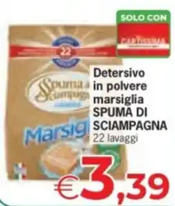 Despar Detersivo in polvere marsiglia SPUMA DI SCIAMPAGNA offerta