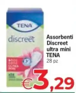 Despar Assorbenti Discreet ultra mini TENA offerta