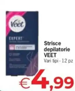 Despar Strisce depilatorie VEET offerta