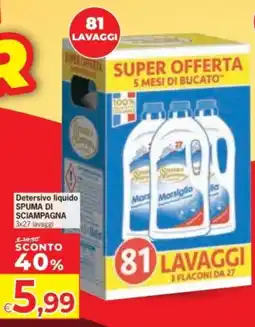 Despar Detersivo liquido SPUMA DI SCIAMPAGNA offerta