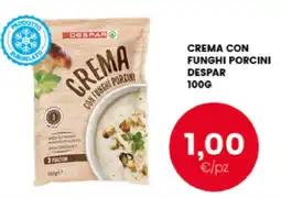 Interspar Crema con funghi porcini DESPAR offerta