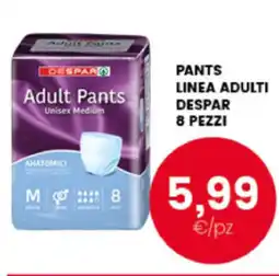 Interspar Pants linea adulti DESPAR offerta