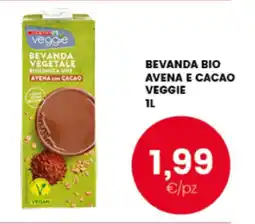 Interspar Bevanda bio avena e cacao VEGGIE offerta