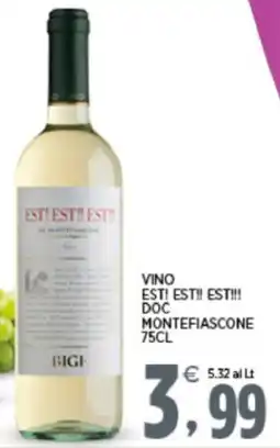Interspar Vino est! est!! est!!!! doc MONTEFIASCONE offerta