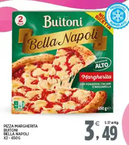 Interspar Pizza margherita buitoni bella napoli x2 offerta