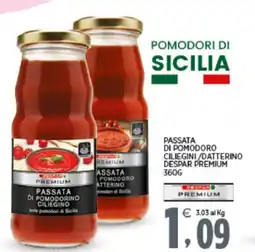 Interspar Passata di pomodoro ciliegini/datterino DESPAR PREMIUM offerta