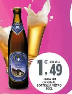 Interspar Birra hb original bottiglia vetro offerta