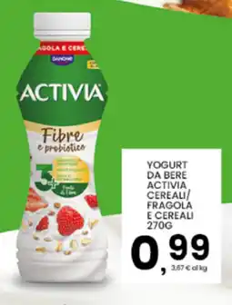Interspar Yogurt da bere activia cereali fragola e cereali offerta