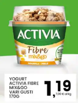 Interspar Yogurt activia fibre mix&go offerta