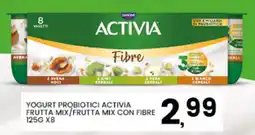 Interspar Yogurt probiotici activia frutta mix/frutta mix con fibre offerta