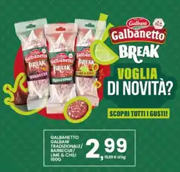 Interspar Galbanetto galbani tradizionale/ barbecue lime & chili offerta
