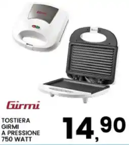 Interspar Tostiera girmi a pressione 750 watt offerta