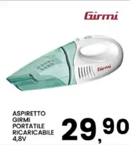 Interspar Aspiretto girmi portatile ricaricabile offerta