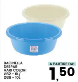 Interspar Bacinella DESPAR offerta