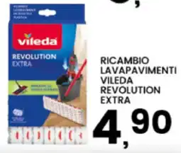 Interspar Ricambio lavapavimenti vileda revolution extra offerta