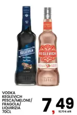 Interspar Vodka pesca/melone/ fragola/ liquirizia offerta