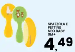 Interspar Spazzola e pettine NEO BABY OM+ offerta