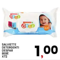 Interspar Salviette detergenti DESPAR Bebe x72 offerta