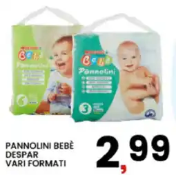 Interspar Pannolini bebè DESPAR offerta