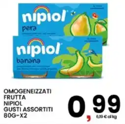 Interspar Omogeneizzati frutta NIPIOL offerta