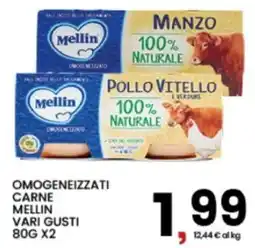Interspar Omogeneizzati carne MELLIN offerta