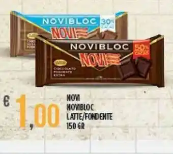 Novi Novibloc Latte/Fondente 150gr