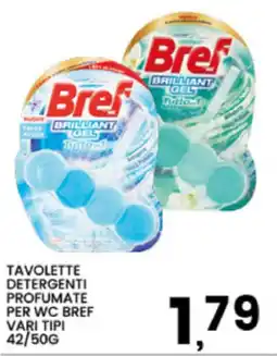 Interspar Tavolette detergenti profumate per wc BREF offerta