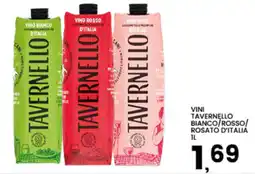 Interspar Vini tavernello bianco/rosso/ rosato d'italia offerta