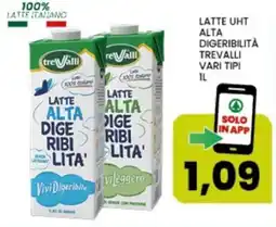 Interspar Latte uht alta digeribilità TREVALLI offerta