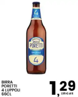 Interspar Birra poretti 4 luppoli offerta