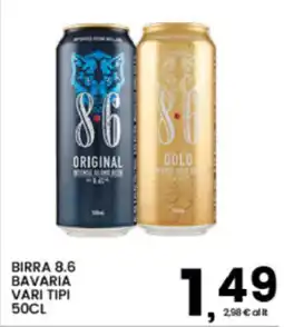 Interspar Birra 8.6 BAVARIA offerta